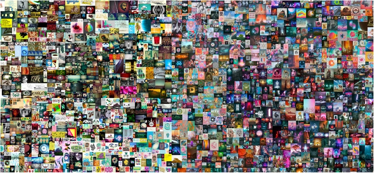NFT "Everydays: the First 5000 Days": A fragment. Source: christies.com