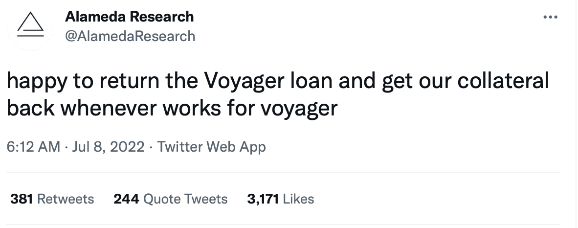 Source: https://twitter.com/AlamedaResearch