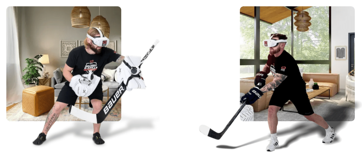 Sense Arena предлагает тренировки для вратарей и полевых игроков Источник: https://hockey.sensearena.com/