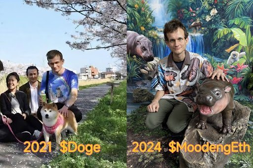 Images of Buterin with his “adopted son” became an instant hit online. Source: Reddit