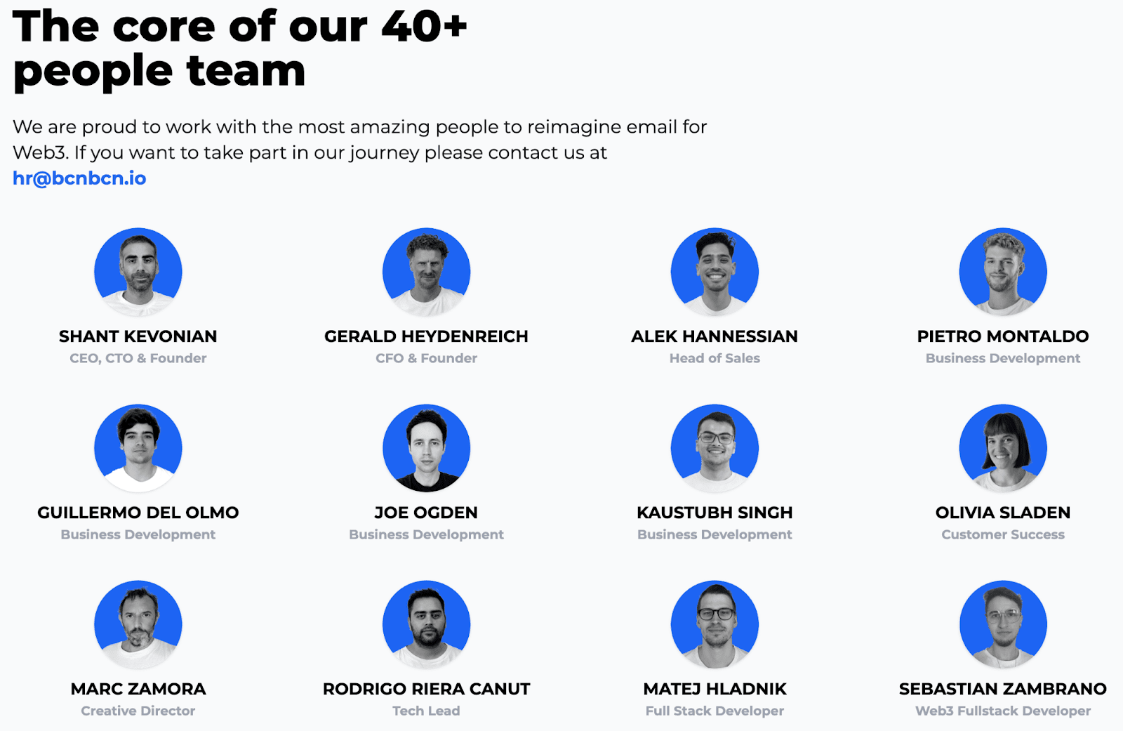 The EtherMail team. Source: ethermail.io
