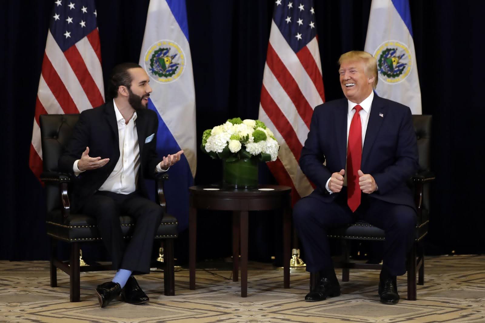 Donald Trump at Nayib Bukele’s Inauguration (2024). Source: latimes.com