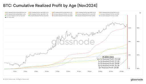 Chart: Distribution of Assets by Purchase Period. Source: insights.glassnode