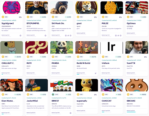 New tokens are minted on SpringBoard every minute. Source: springboard.pancakeswap