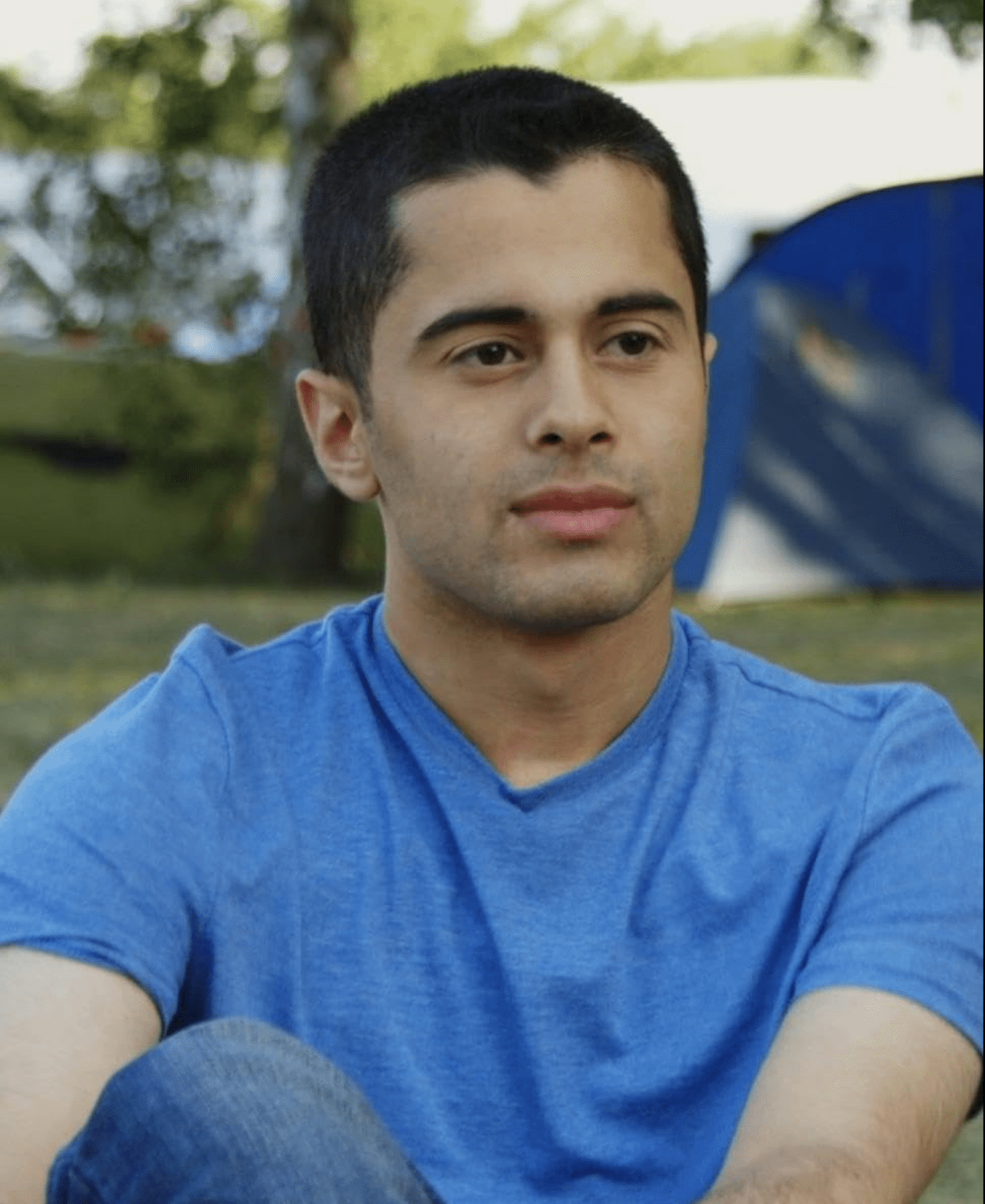 Photo of a 17-year-old Mustafa Al-Bassam. Source: imdb.com