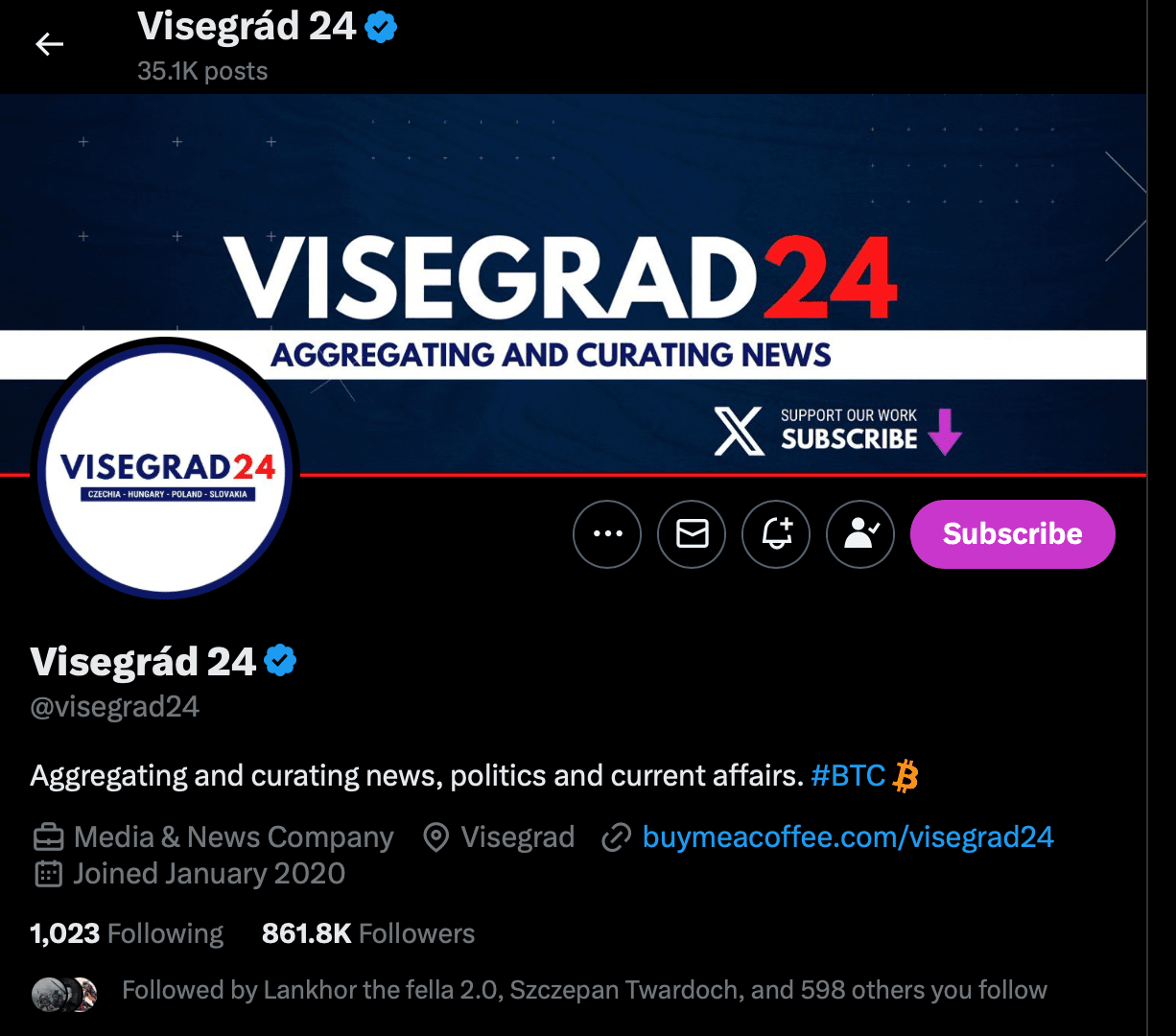 Visegrad 24. Source: X (Twitter)