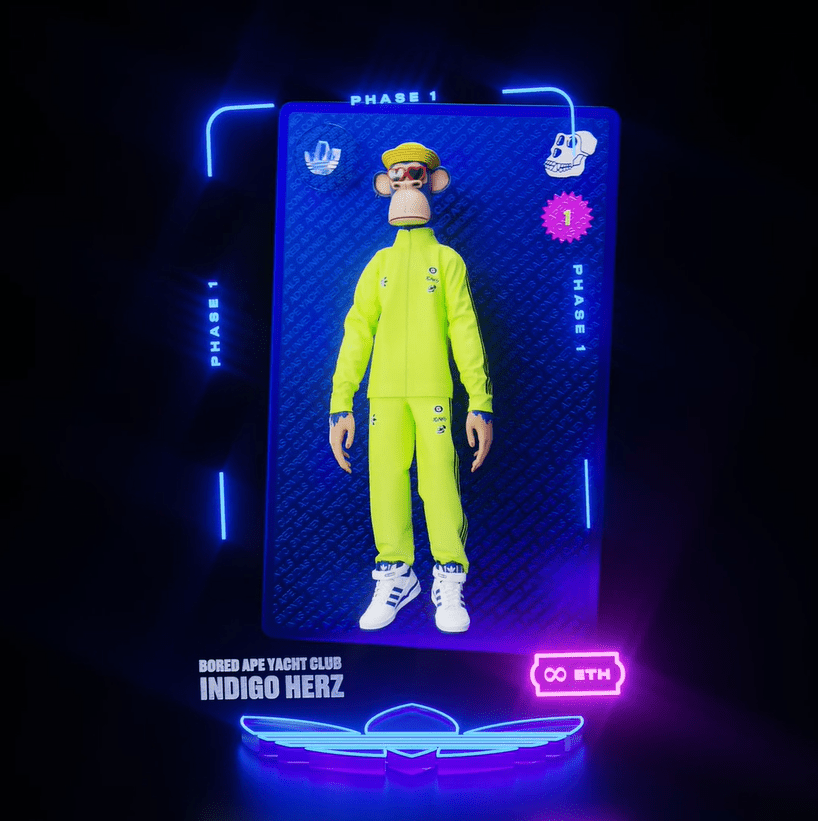 NFT із колекції Adidas Originals: into the Metaverse. Джерело — Open Sea.