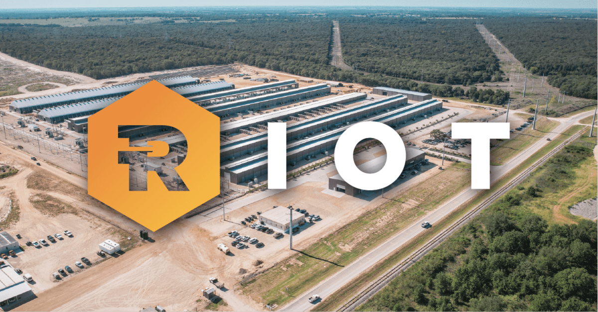 Майнинговая ферма Riot Blockchain в Рокдейле, Техас