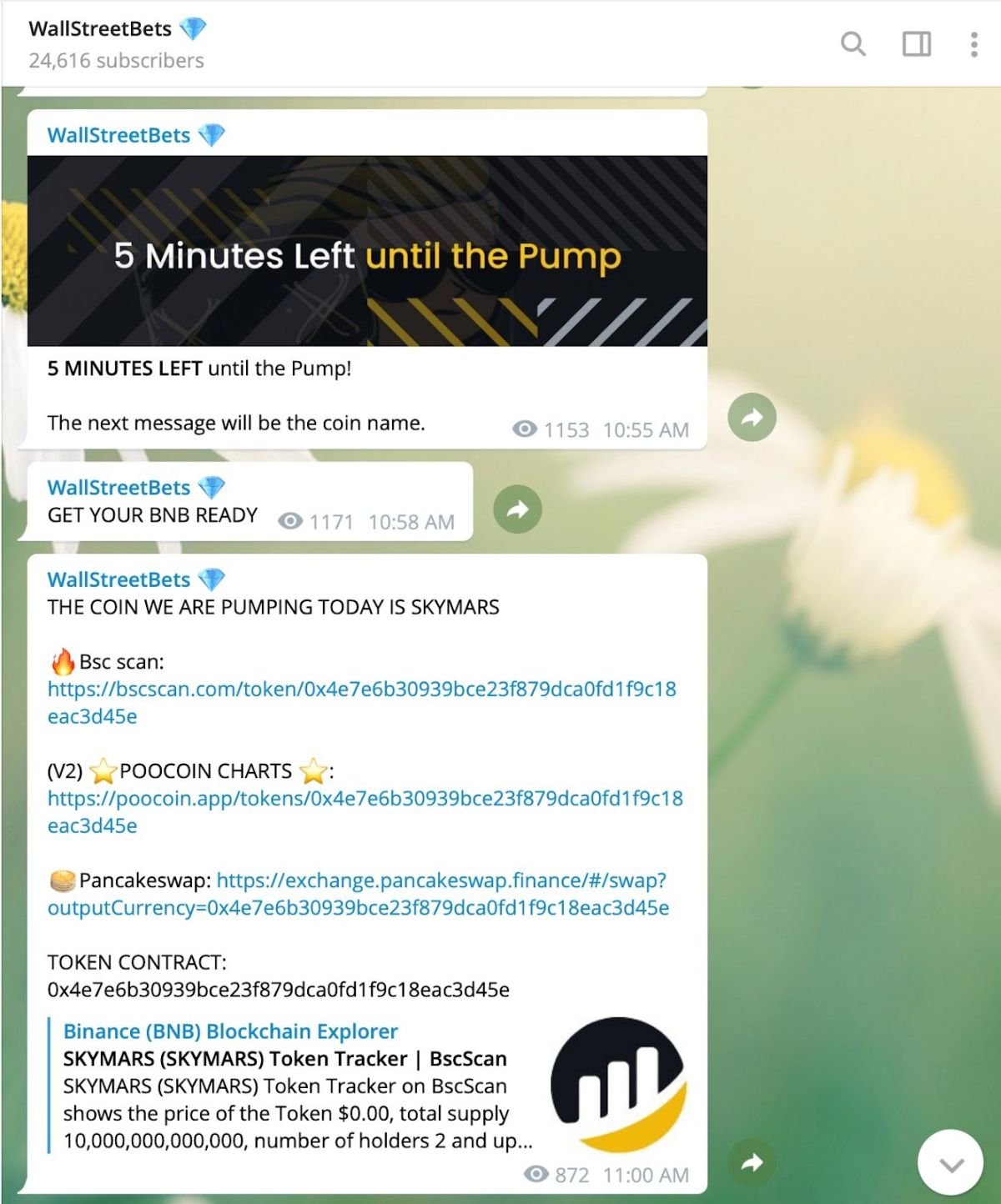 Англійський варіант скама з панкейк свап