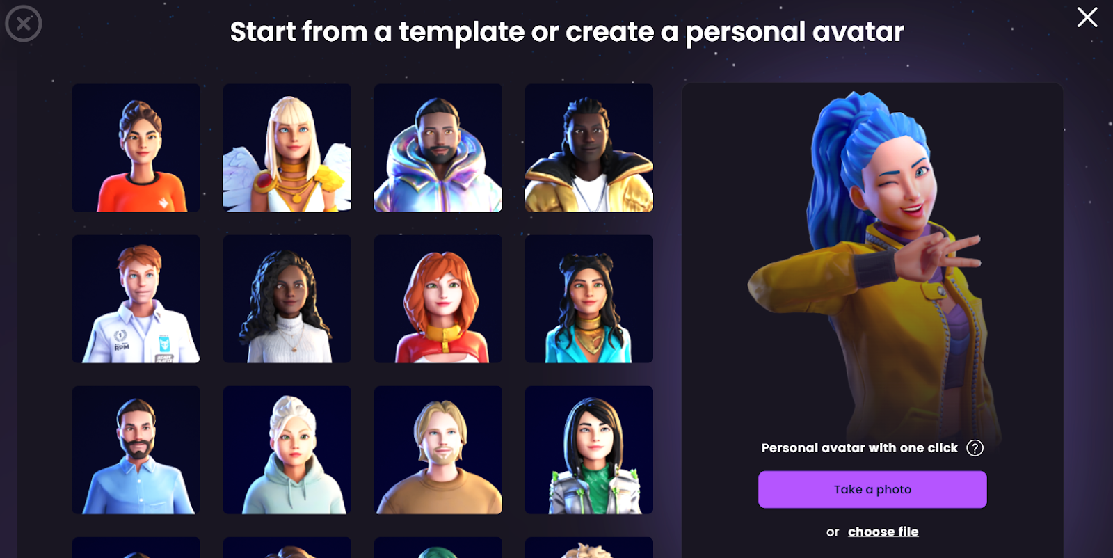 Character Customization. Source: https://basement.fun/