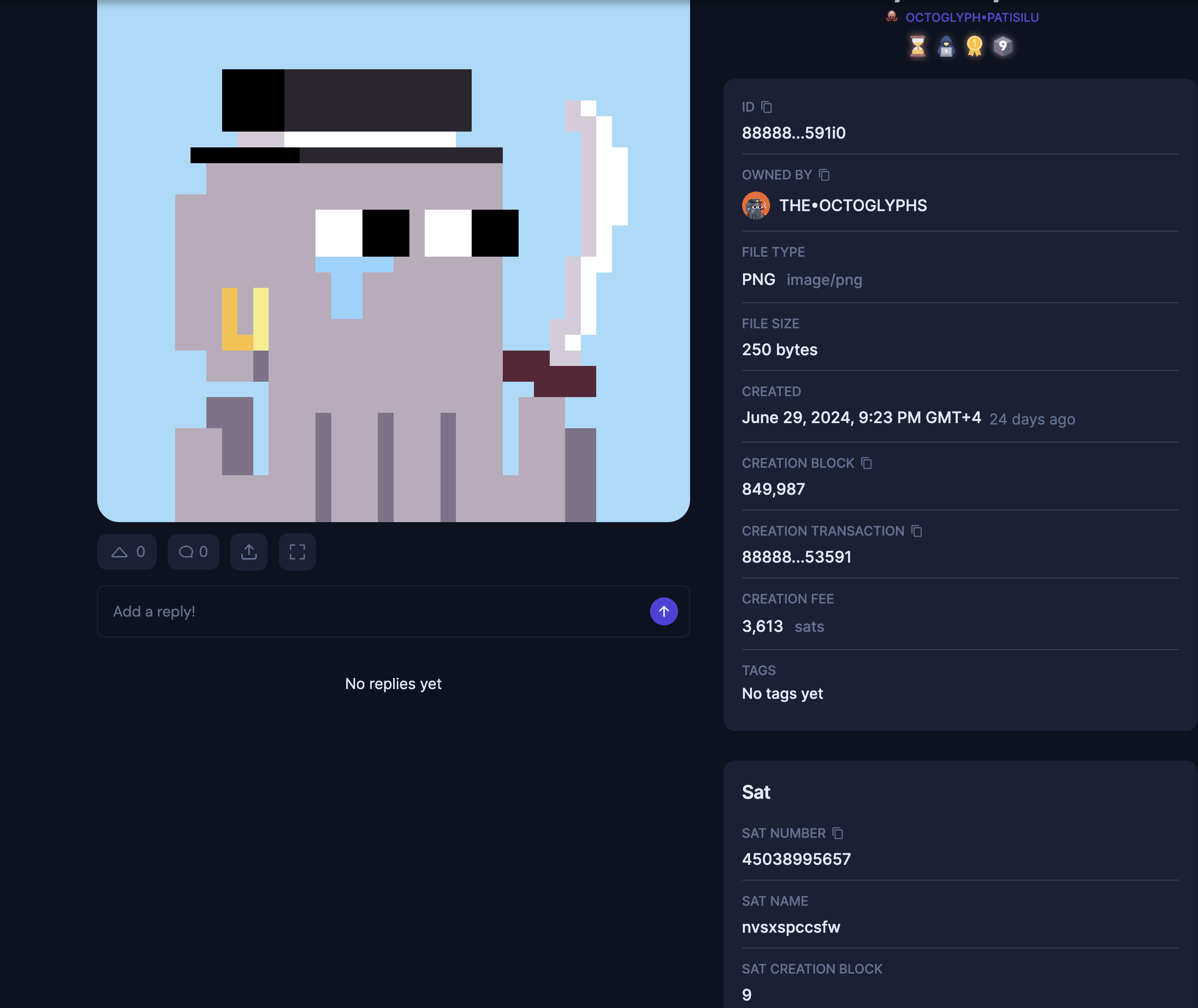 The artistic view of pixel octopuses is debatable. Source: ord.io